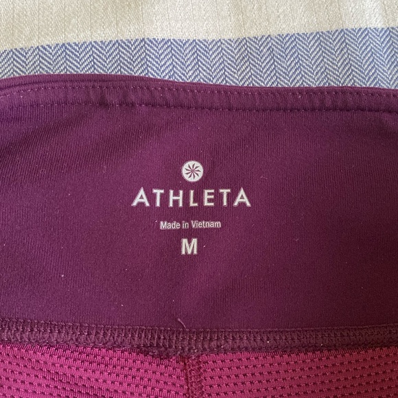 Athleta Oasis Cargo Skort M Purple Snap Pockets Stretch Casual Outdoors … - Picture 4 of 6